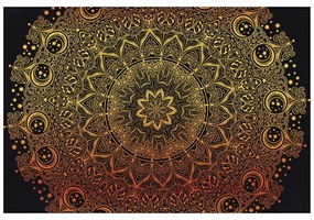 Tapet autoadeziv Mandala de aur orientală