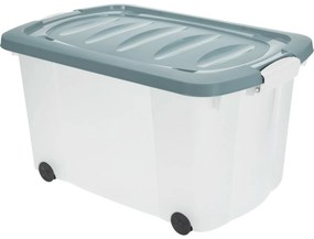 Cutie de depozitare cu roți, 60 x 39 x 32 cm,verde