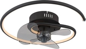 Lustra LED cu ventilator si telecomanda KOREN 03660 GL