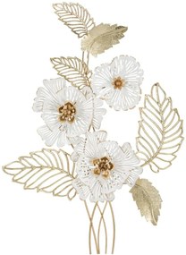 Deco perete White Flowers 54/6,4/73,7 cm