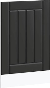 vidaXL Panou pentru mașină de spălat vase „Lucca” lemn negru prelucrat