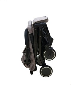 Carucior nou nascuti 2 in 1 BABY CARE™ PRO A8, Transformabil in troller, Spatar reglabil in 3 trepte, Roti cu rulment, Frana picior,Pliabil ,GRI