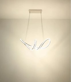 Globo 67440H - Lustră LED dimabilă pe cablu EVANGELINE LED/45W/230V crom lucios + telecomandă