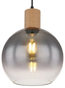 Pendul design modern Moitas negru, maro