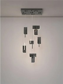 Lustra LED suspendata liniara design decorativ 3000K TOTEM 56W