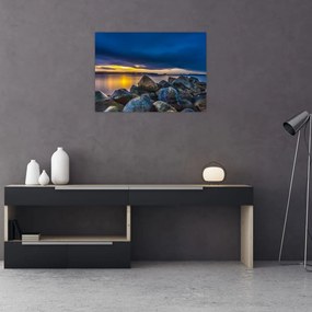 Tablou - Nori de furtună deasupra apei (70x50 cm)