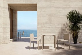 Set de 4 Scaune moderne cu brate de exterior / interior design premium QUARTZ CHAIR with arms 54195 Vondom