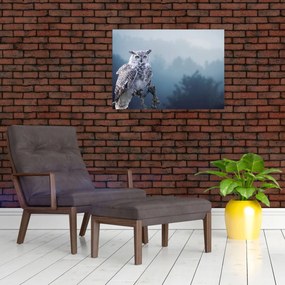 Tablou - Bufniță de zăpadă (70x50 cm)