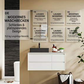 HOMCOM Oglindă de Baie 60 x 80 cm Oglindă Decorativă de Perete cu Ramă Metalică și Cârlig Ușor de Agățat pentru Sufragerie, Hol, Intrare - Negru | Aosom Romania