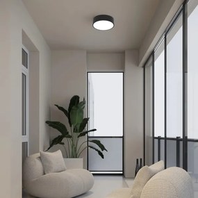 Plafonieră LED dimabilă Immax NEO 07200L RONDATE LED/18W/230V negru Tuya + telecomandă