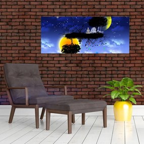 Tablou - Reflecția echilbrului (120x50 cm)