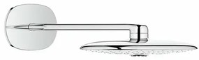 Sistem de dus cu termostat Grohe Rainshower Smartcontrol 360 Duo suprafata de pulverizare cromata