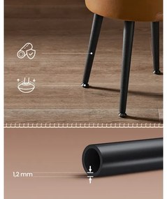 Taburet din piele CORE, coniac