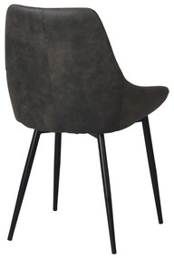 Scaune de dining gri-închis 2 buc. Sierra – Rowico
