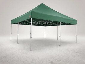 Cort pliabil 5×5 m – aluminiu hexagon profi, Negru