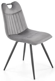 Scaun de bucaterie Olindo, gri