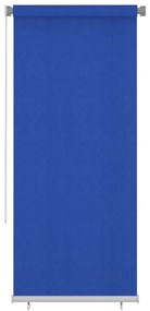 Jaluzea tip rulou de exterior, albastru, 100 x 230 cm, HDPE Albastru, 100 x 230 cm