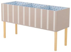 Bibliotecă de copii bej 90x50x30 cm Salam – Bloomingville Mini