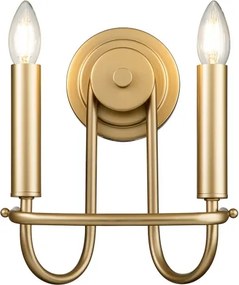 Kichler KL-CAPITOL-HILL2-PNBR - Aplică de perete CAPITOL HILL 2xE14/40W/230V, auriu