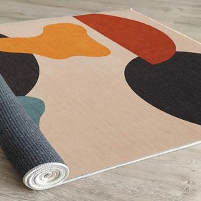 Covor, Woopamuk007, 120x180 cm, 70% bumbac/30% poliester, Multicolor
