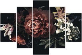 Tablou - Flori întunecate (150x105 cm)