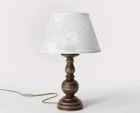 Lampa de masa clasic elegant din alama masiva Flemish