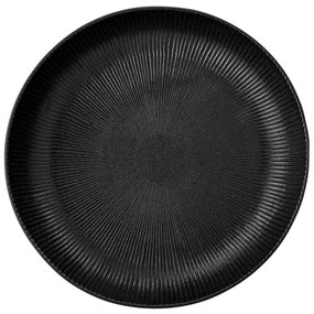 Bol din gresie ceramică Bloomingville Neri, ø 33 cm, negru