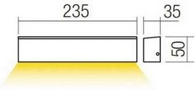 Aplică LED de exterior OMNIA LED/12W/230V 3000K IP54 gri Redo 90394