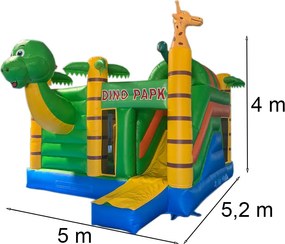Castel gonflabil Dino Park II 5,2x5x4m