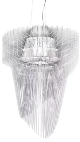 Lustra design Art Deco realizata manual Aria Large Transparent