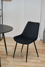 Scaun de sufragerie Sariel III (Negru). 1069575