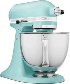 Mixer planetar KitchenAid Artisan Elegance 5KSM125EMI, 300 W, 4,8 l, transmisie directă, 10 viteze, turcoaz