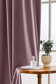 Draperie din catifea Culoare violet deschis, VELVET 140x250 cm Agatat: Inele metalice