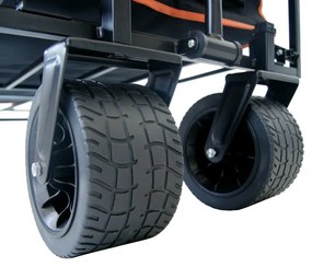Cărucior de transport pliabil - premium 150 L Portocalie
