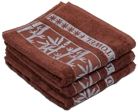 Prosop bambus BAMBOO 70x140 cm maro, 70% bambus | 30% bumbac