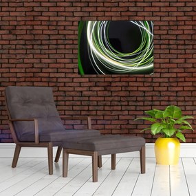 Obraz cu linii verzi (70x50 cm)