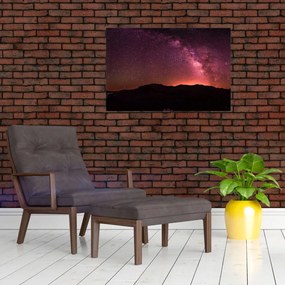 Tablou calea lactee roz (90x60 cm)