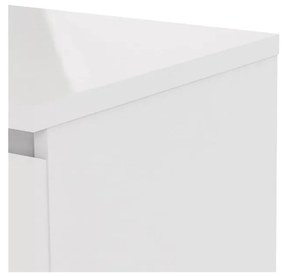 Noptieră albă Naia - Tvilum