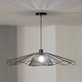 Brilagi - Lustră LED suspendată pe cablu CERIA WIRE 1xE27/40W/230V Ø 80 cm, neagră