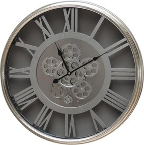 Ceas decorativ, de perete, din metal, Elizabeth