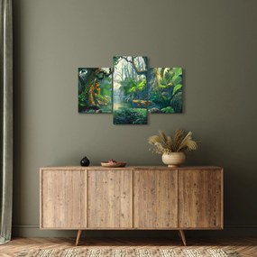 Tablou - Ilustrare pădure tropicală (90x60 cm)