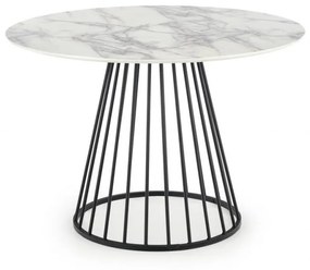 Set masa rotunda Brodway + 3 scaune K426 verde/negru