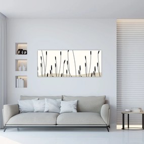 Tablou - Pajiște grafică N⁰3 (120x50 cm)