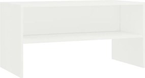 vidaXL Dulap TV, alb, 80x40x40 cm, lemn prelucrat