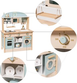 Bucatarie copii din lemn Picablu