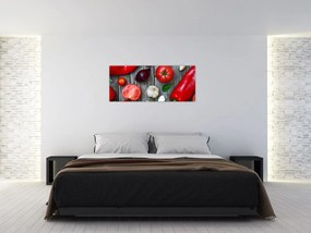 Tablou cu legume (120x50 cm)