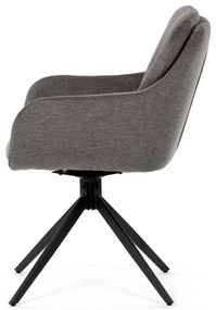 Set de scaune de sufragerie cu mecanism deîntoarcere DCH-P3174 GREY2, 2 buc.