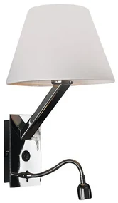 Aplica de perete cu reader LED Orlando crom/ alb 5103WA/WH MX