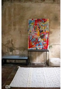 Covor alb lavabil/țesut manual din bumbac 170x240 cm Tribu Natural – Lorena Canals