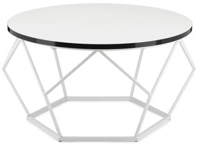 Măsuță de cafea DIAMOND 40x70 cm negru/alb